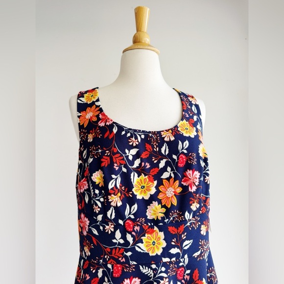 NWT DM COLLECTION Alonsa Floral Knit Dress 14 - Picture 3 of 5